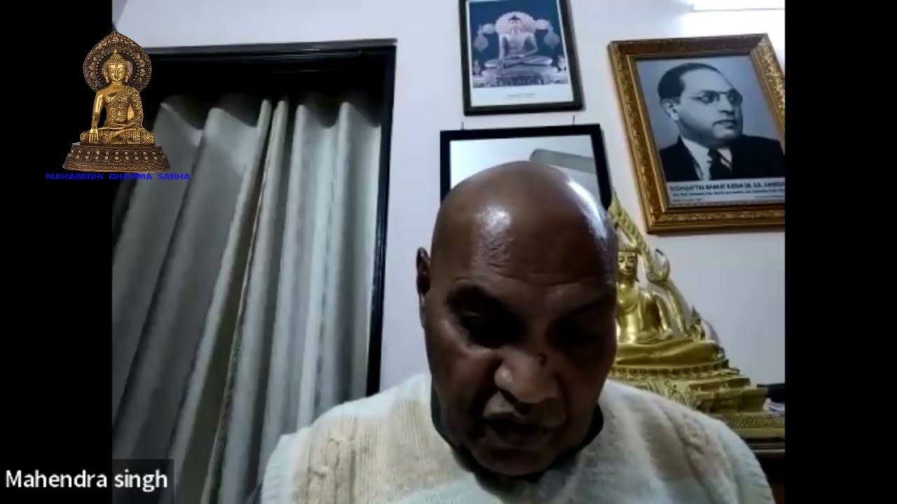 Dhamma Discussion organised by Maha Bodhi Society of India