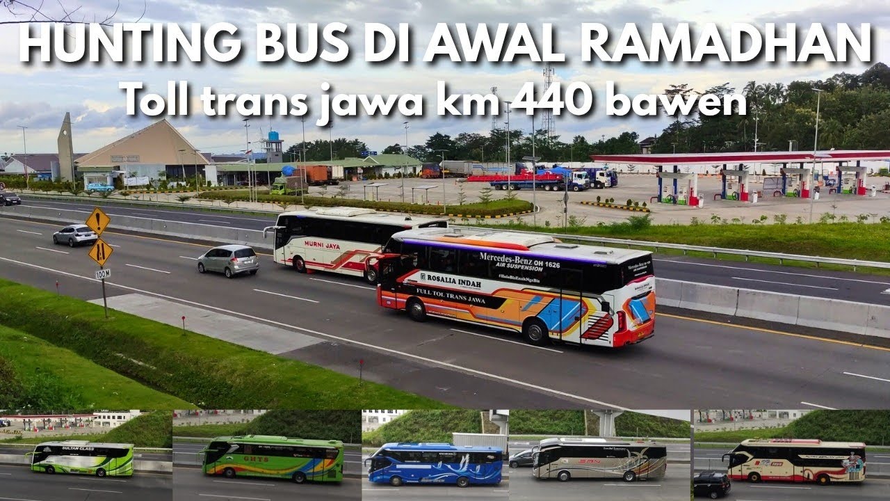 Diluar ekspektasi !! Hunting bus - bus angkatan sore di KM440 bawen