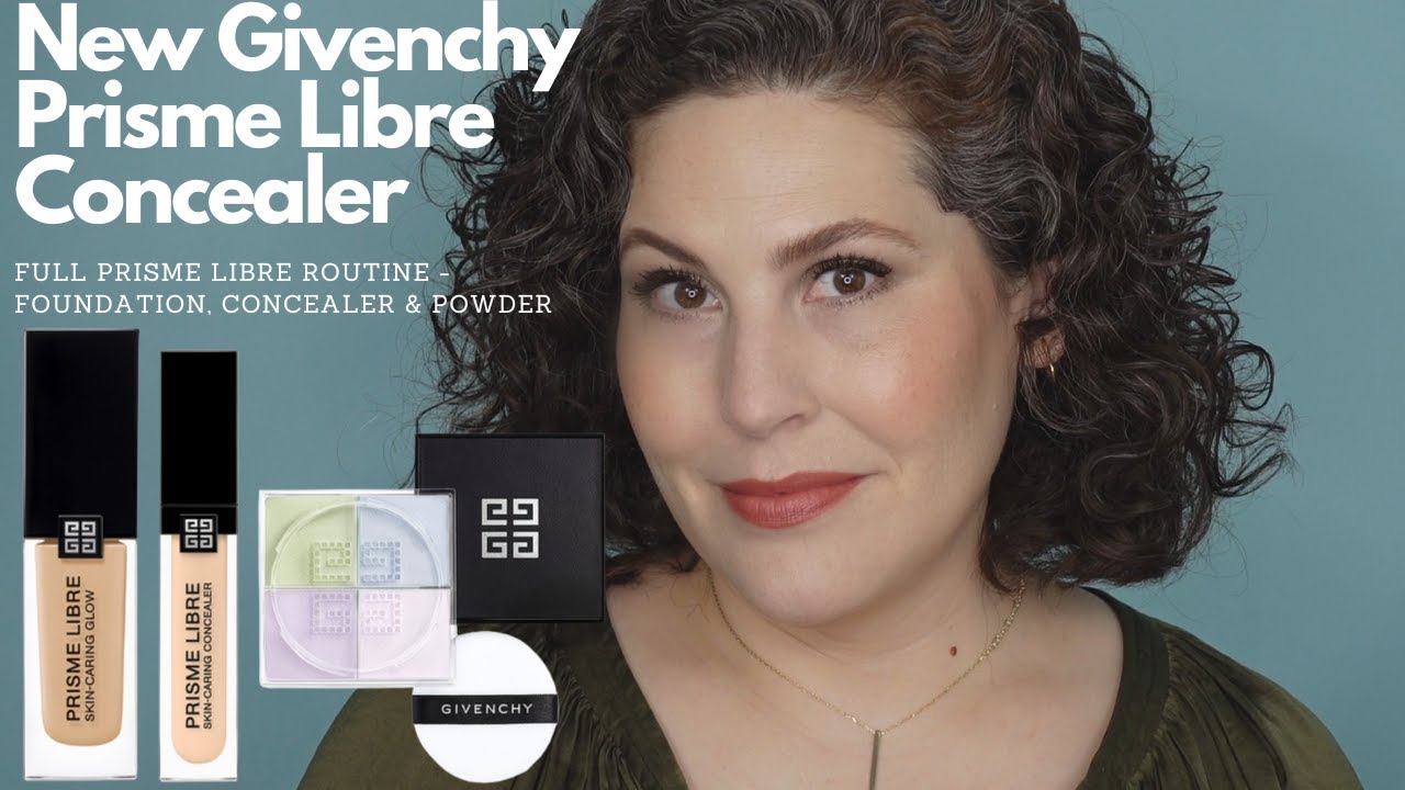 New Givenchy Prisme Libre Skin-Caring Concealer - Along with Foundation and Powder