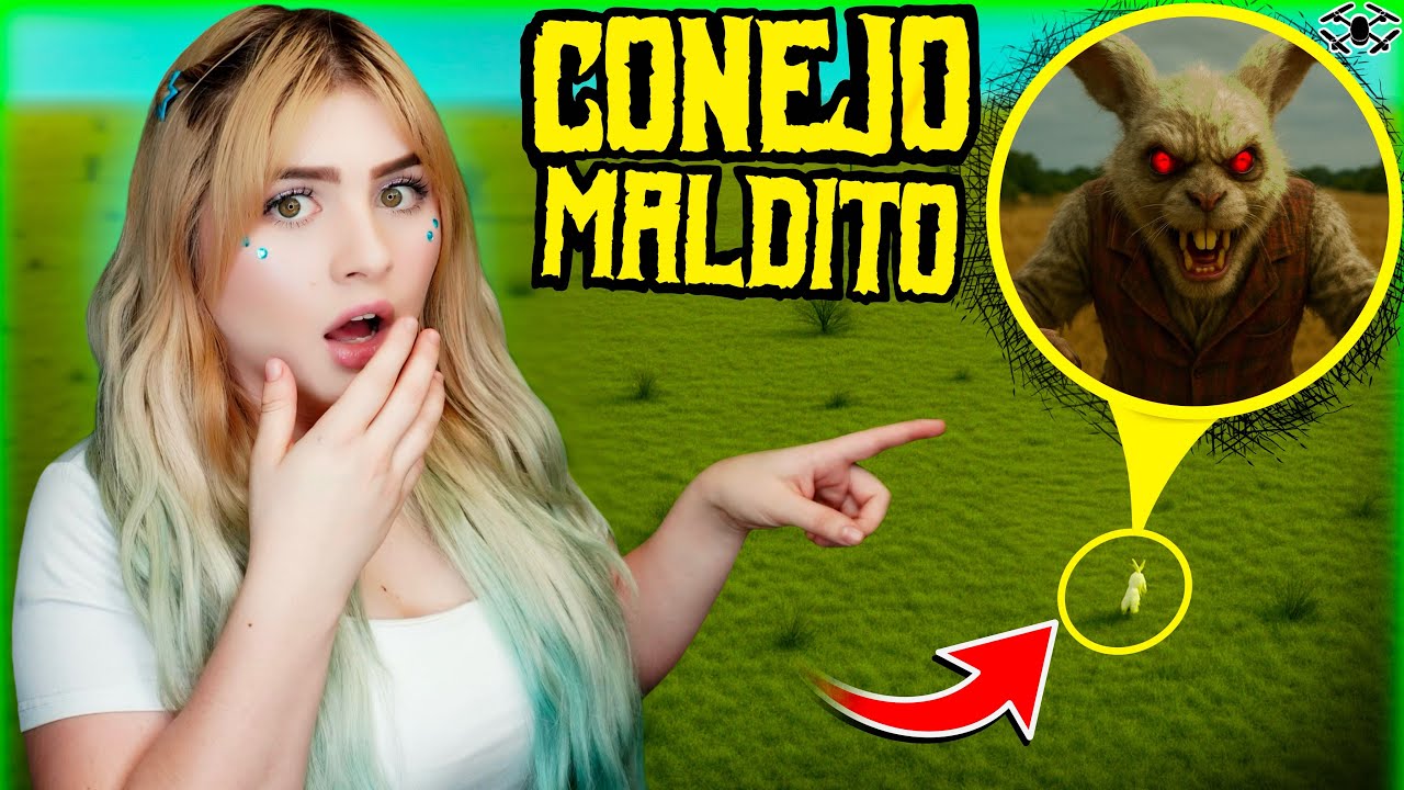 🟣 ENCONTRAMOS al ATERRADOR CONEJO EASTER en MEDIO del BOSQUE con mi DRON!! 😰🐰😈
