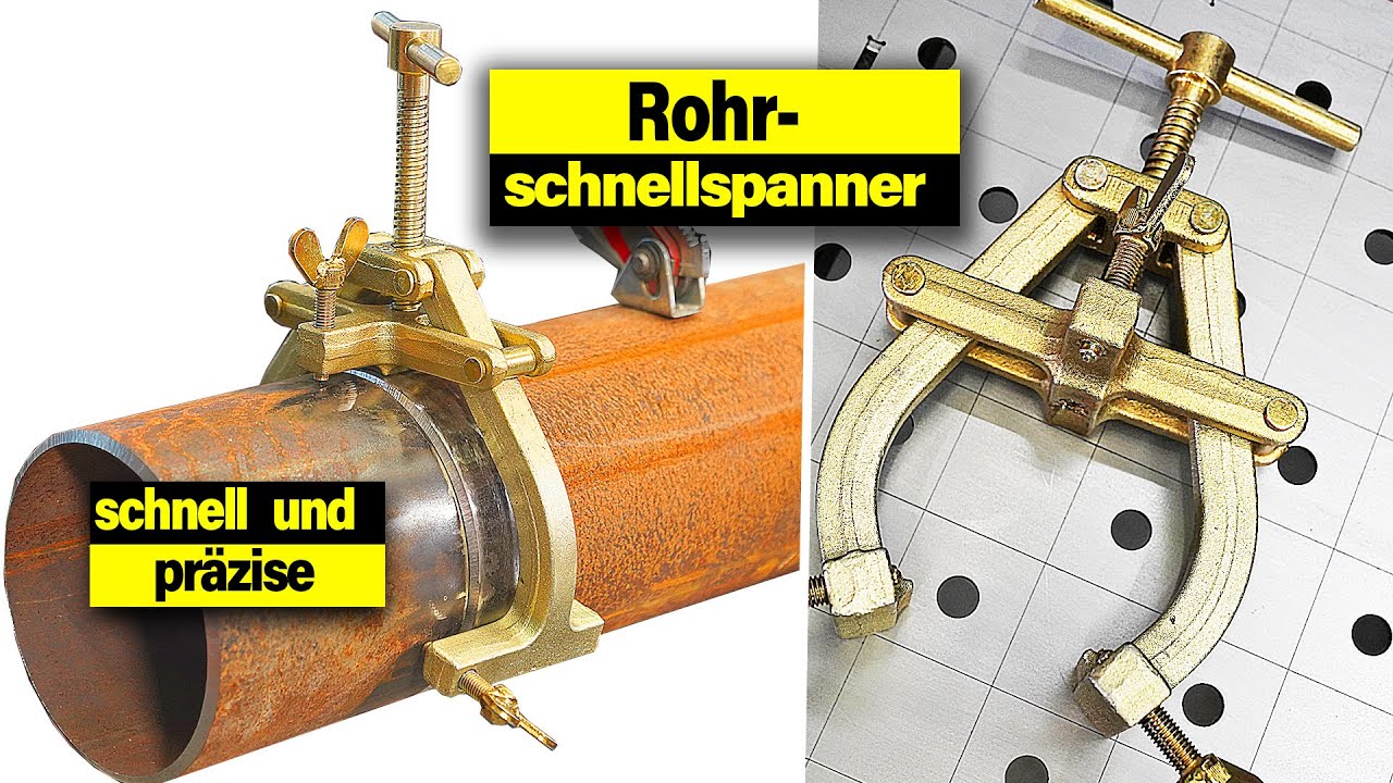 Nützliches Tool für Rohr - Schweißer #Rohrschnellspanner!