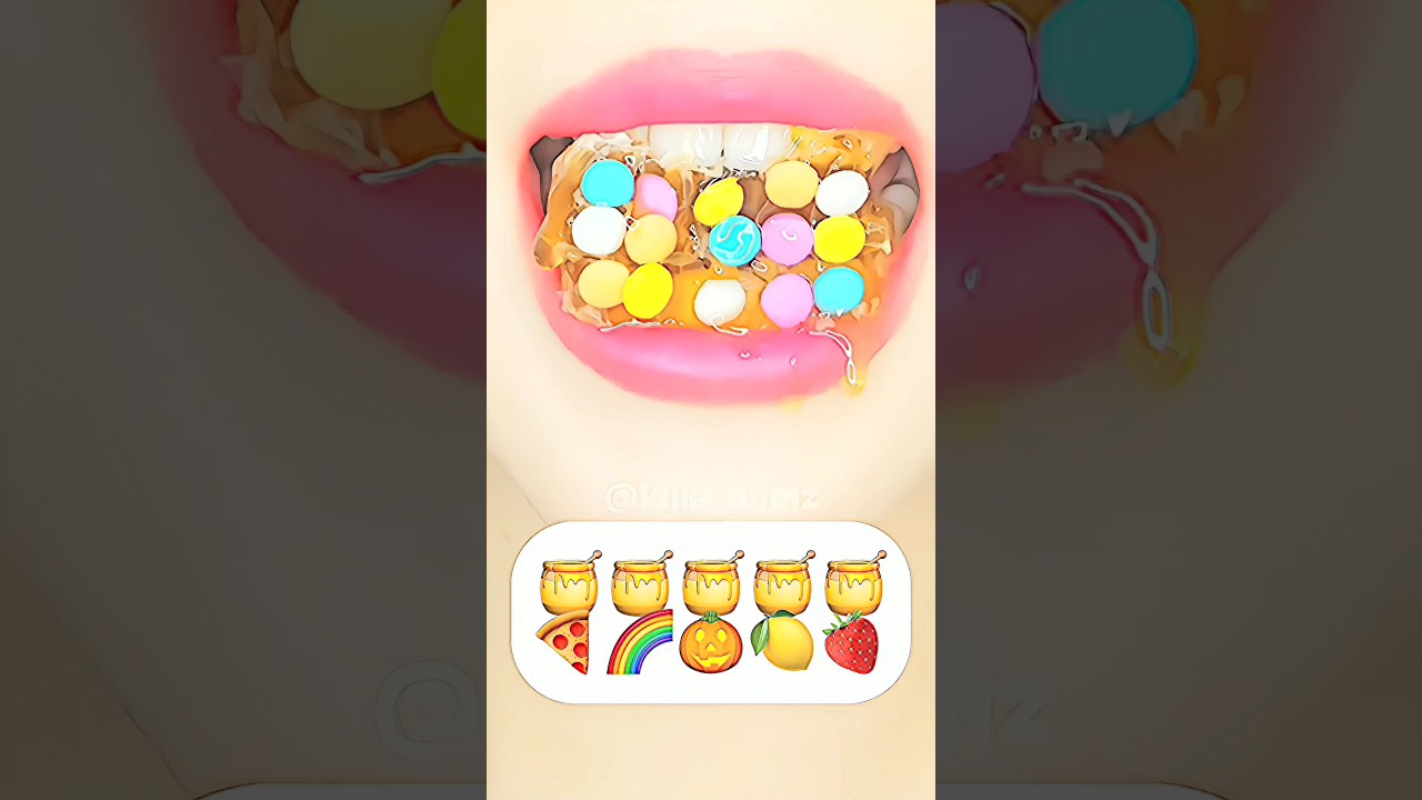 [ASMR] makan sesuai emoji 🍯 credits:‎ 