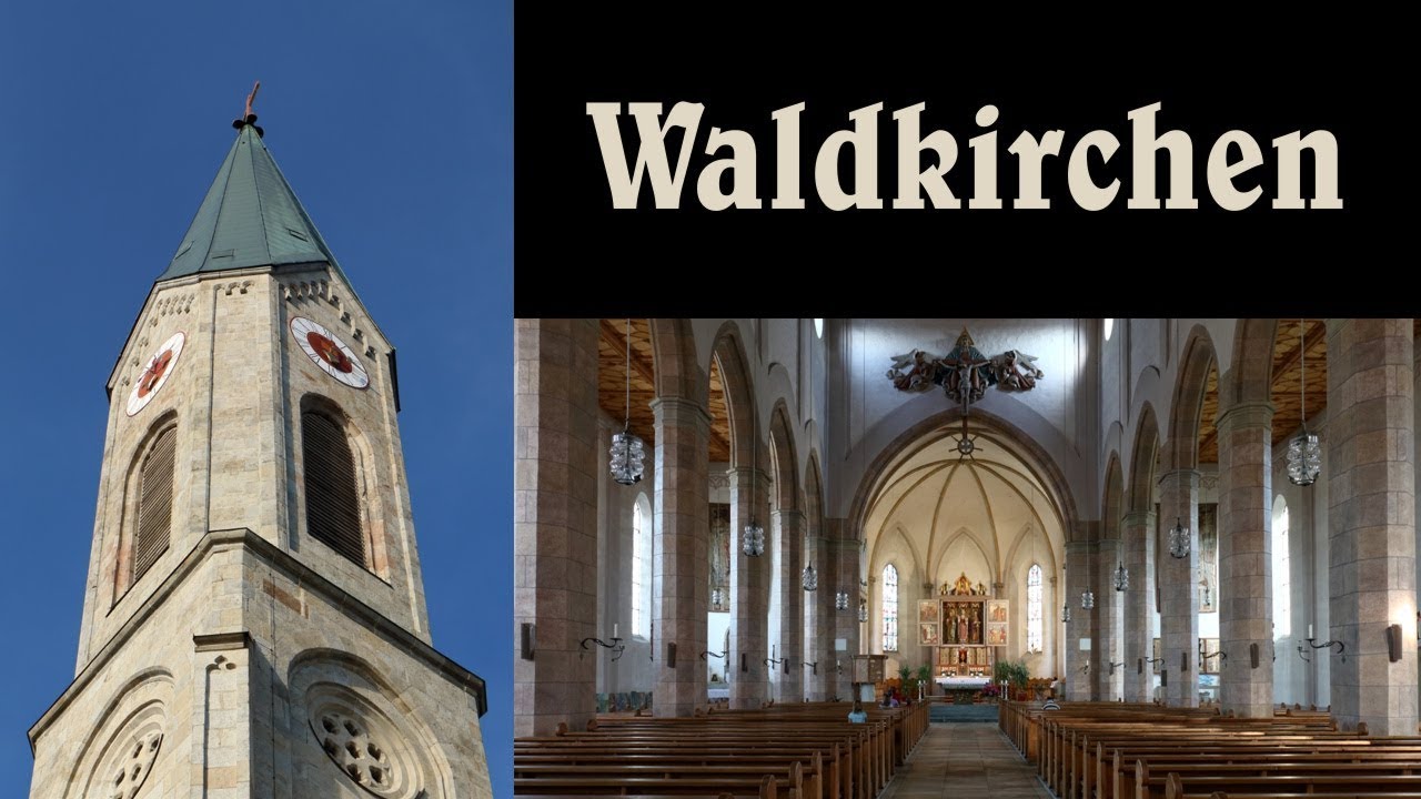 WALDKIRCHEN (FRG), Stadtpfarrkirche St. Peter und Paul - Gesamtgeläut mit Wandlungsglocke