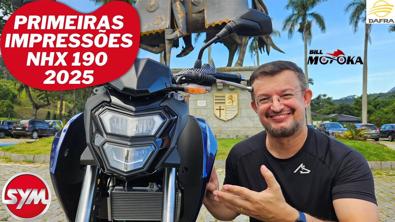 Test Ride e 1º impressões NHX 190 2025, sou EX proprietário de NH 190 saiba como é rodar com a fera.