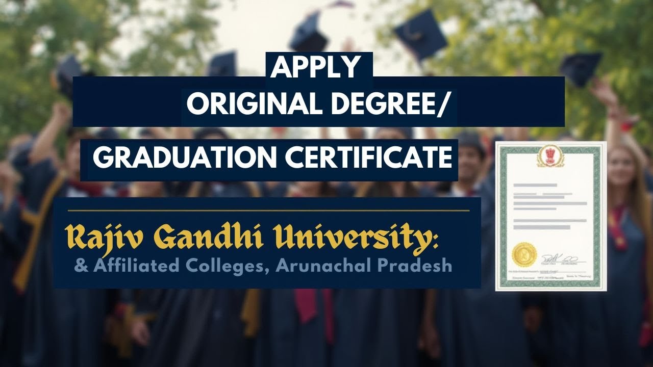 RGU & It&rsquo;s Affiliated Colleges DEGREE CERTIFICATE Apply Process | GRADUATION CERTIFICATE |#gyamarmax