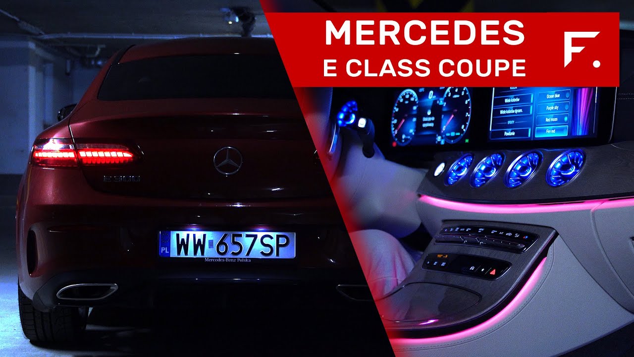 2022 Mercedes E Class Coupe: Dynamic lights, Interior ambient & Features