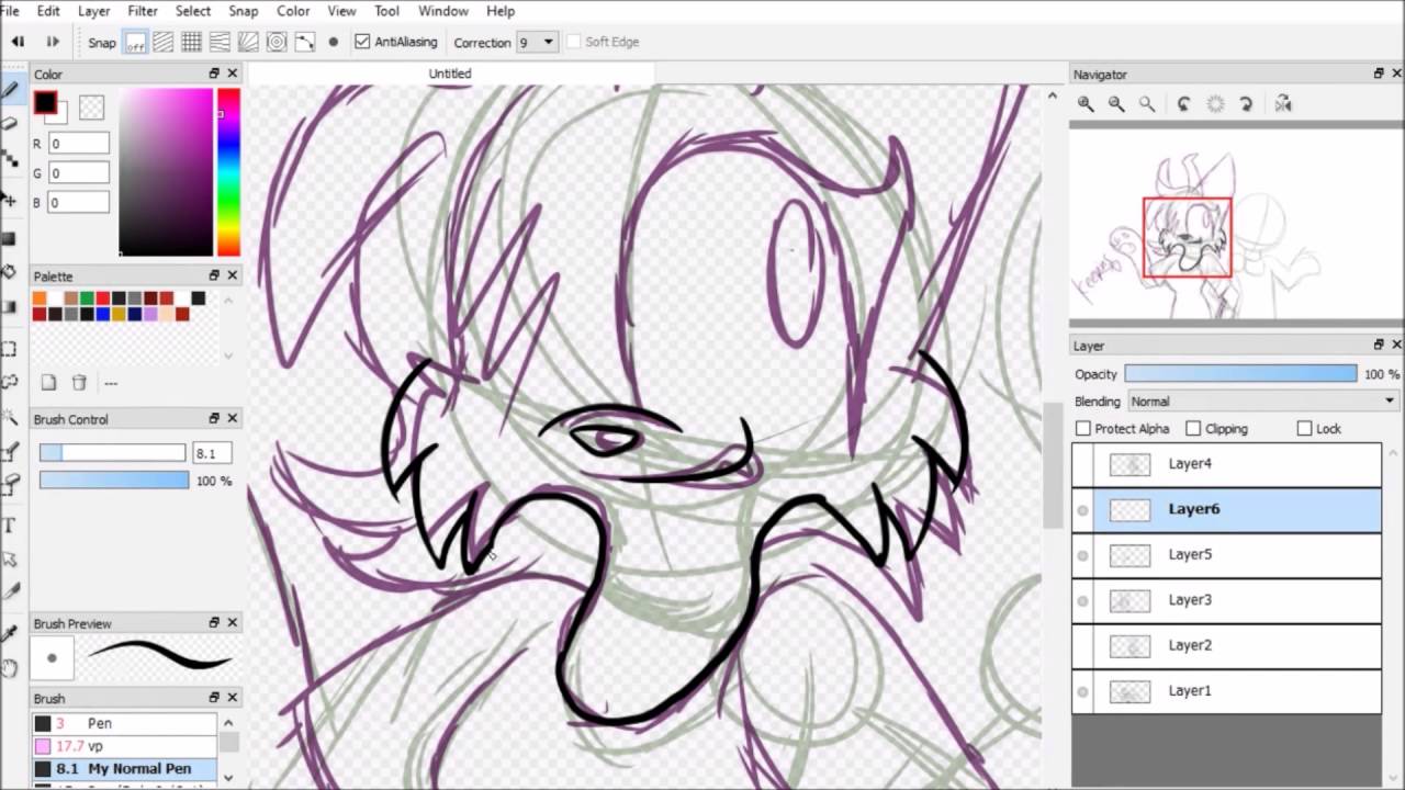 CW: Speed Paint For Pancaked-Cat