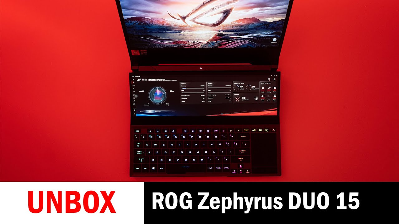 Unbox: ASUS ROG Zephyrus Duo 15 with INTEL Core i7-10875H Processor