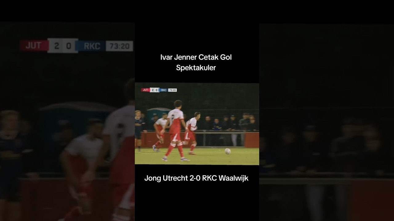 Goal Perdana Ivar Jenner Untuk FC Utrecht👏
