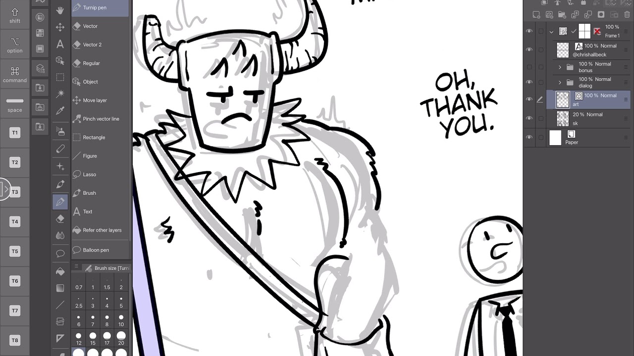 Talking to you about the comic I’m inking - ASMR