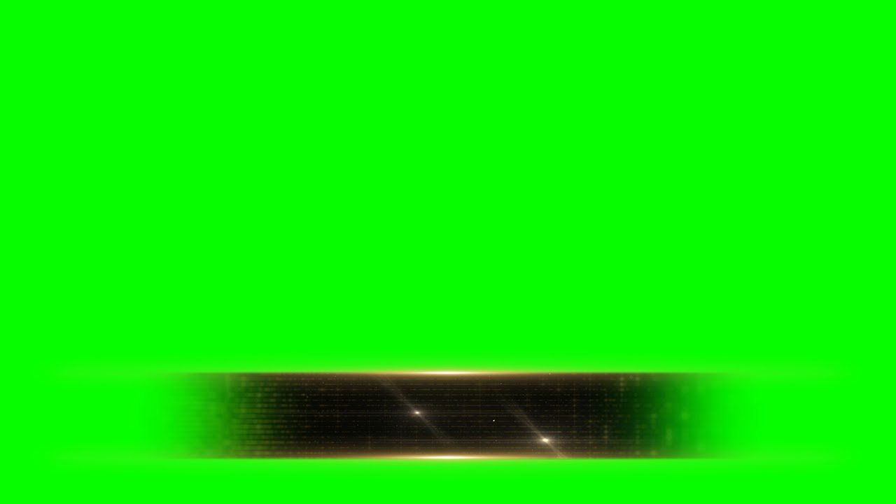 Lowerthird Green Screen - Golden Award Template