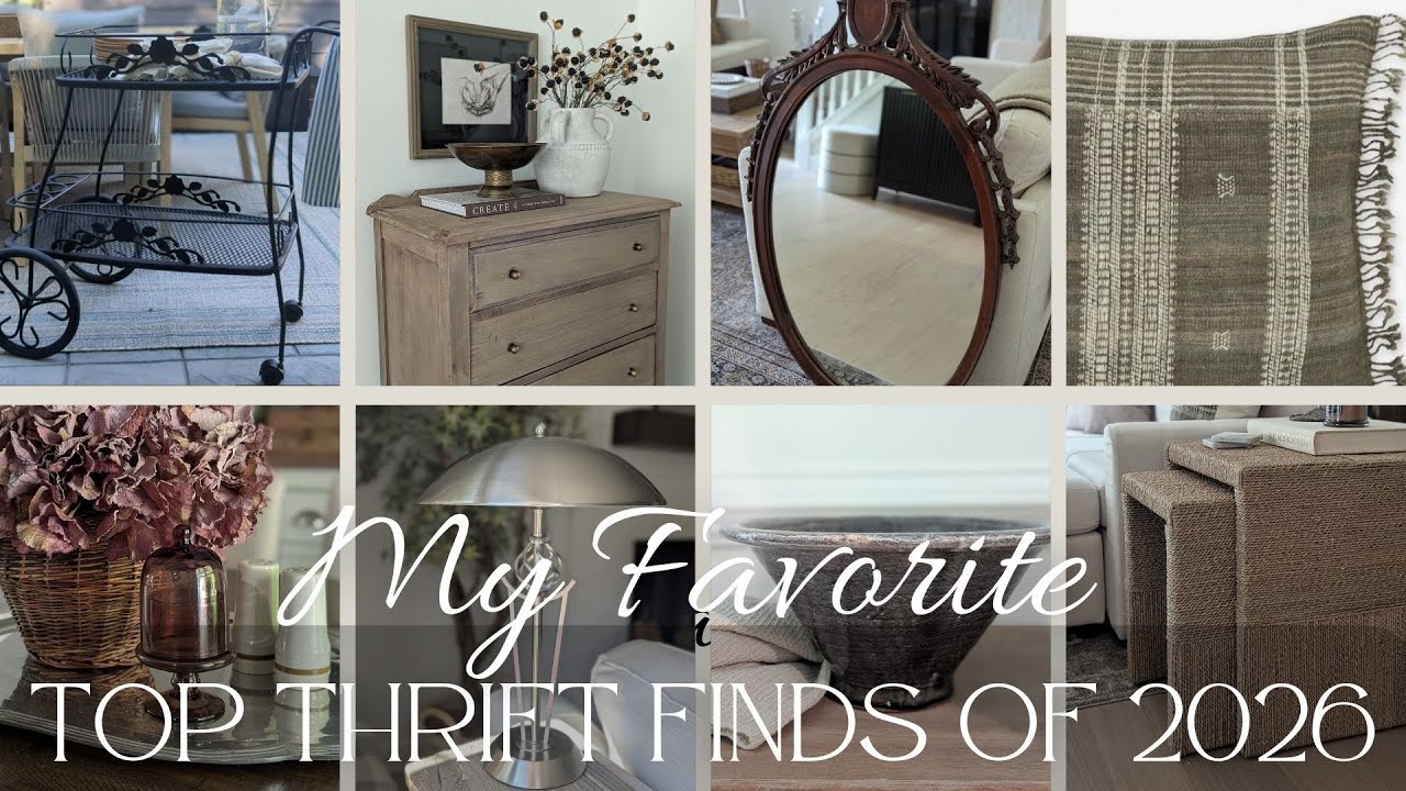 Best Thrift Finds of 2025 / Amazing Home Decor Thrift Shop Scores and Makeovers!