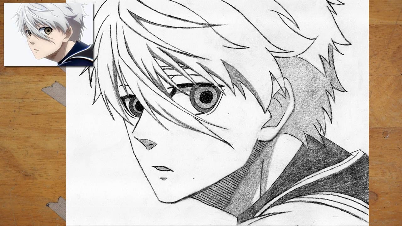 How to Draw Nagi Seishiro – Blue Lock Drawing Art  | Easy Step by Step