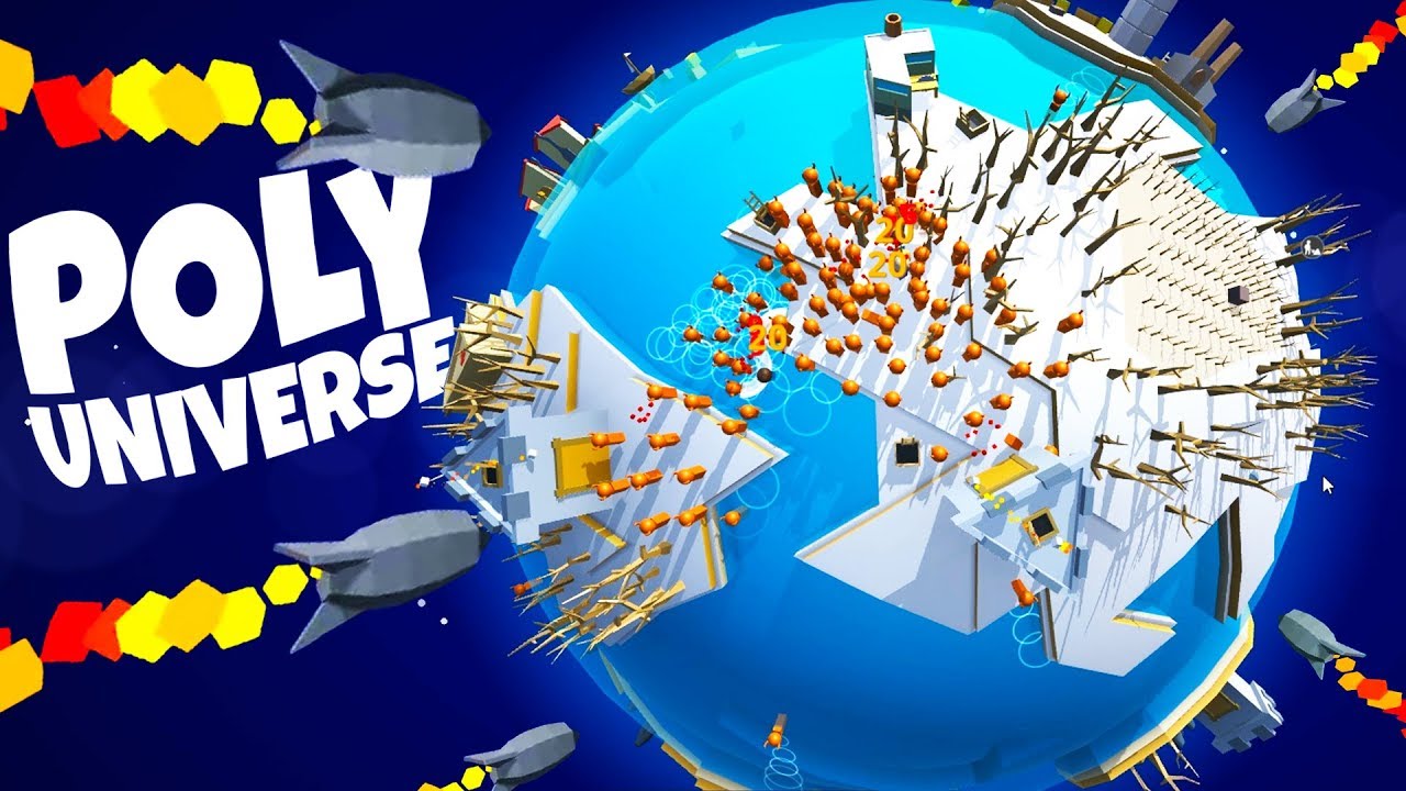 Planetary Invasion of the SPACE TROLLS! - Poly Universe Gameplay