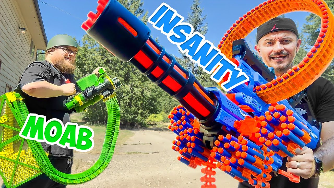 NERF WAR: Битва Титанов!