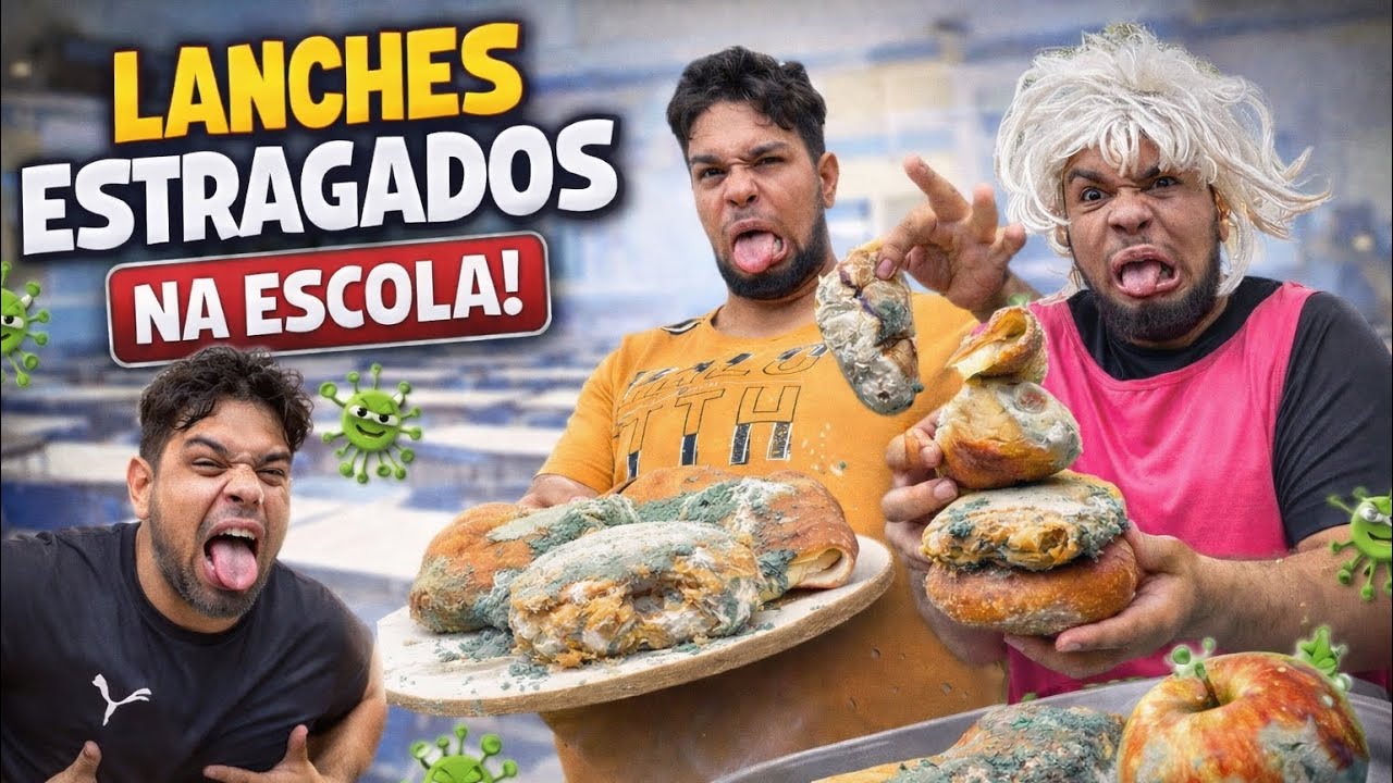 SALGADO ESTRAGADO NA ESCOLA 