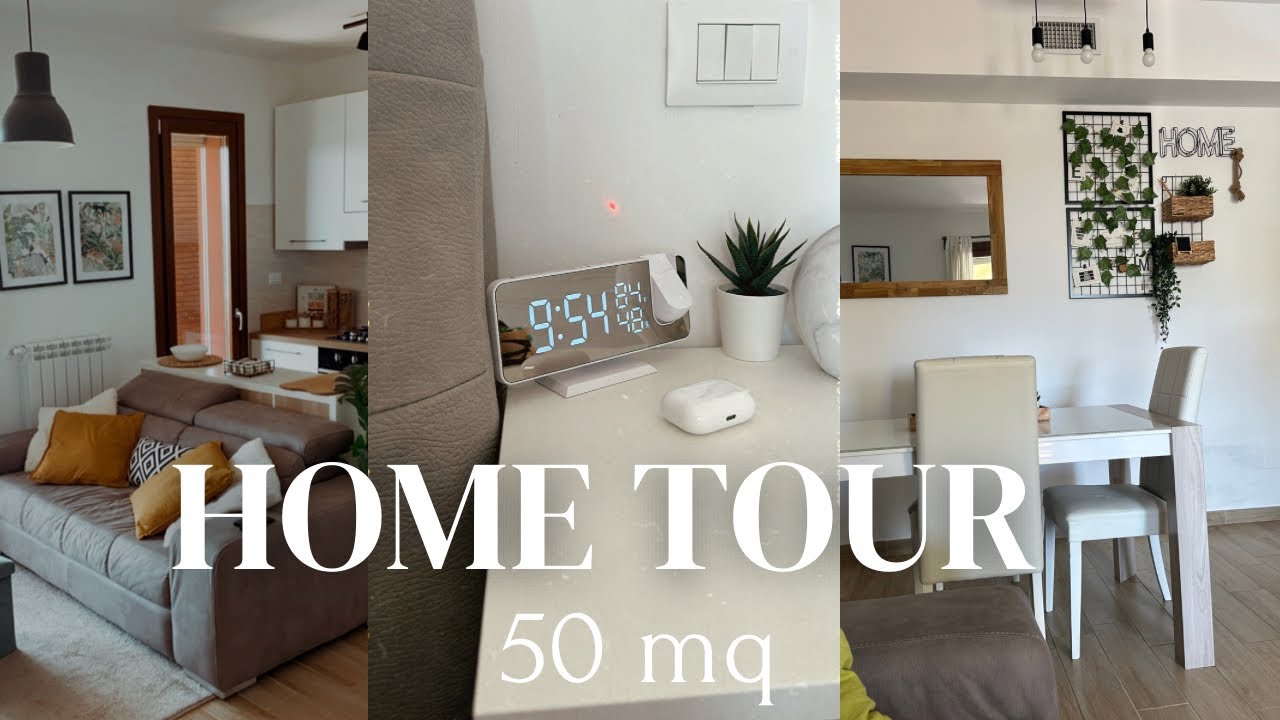 HOME TOUR 50 MQ - MODERNA E ACCOGLIENTE 🏠