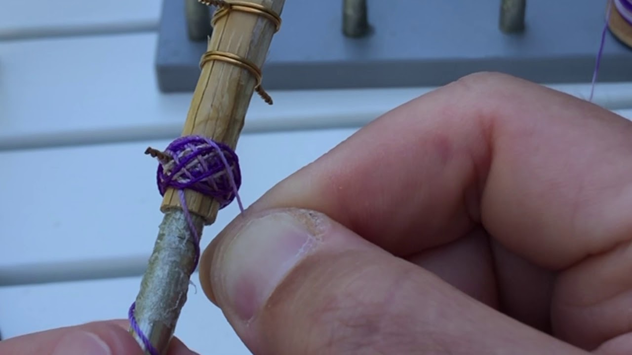 Binding a reed