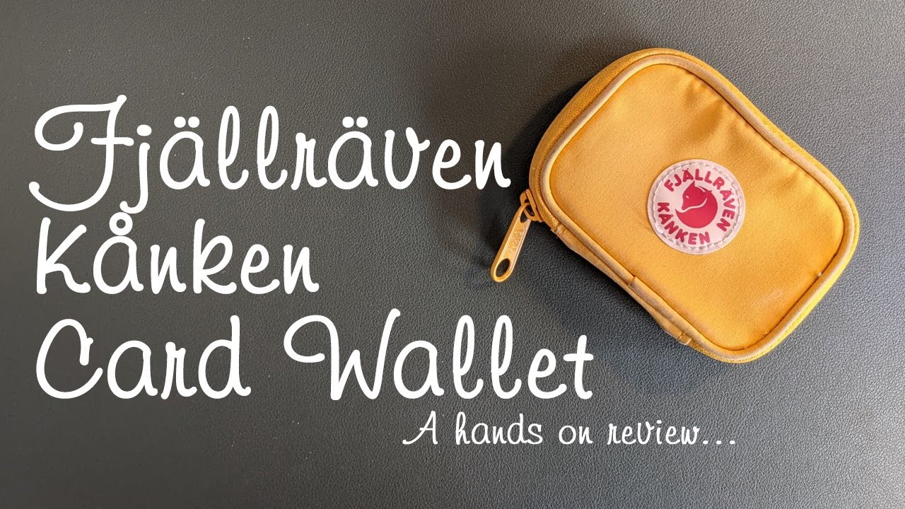Fjällräven Kånken Card Wallet - hands on review