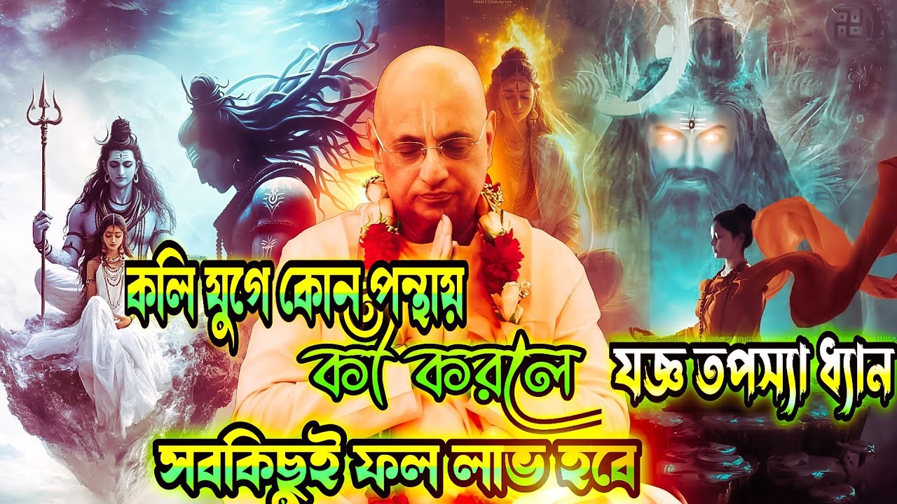 কলি যুগে কোন পন্থায় কী করলে 🔴যজ্ঞ তপস্যা ধ্যান সবকিছুই ফল লাভ হবে🔴ভক্তি চারু স্বামী গুরু মহারাজ 