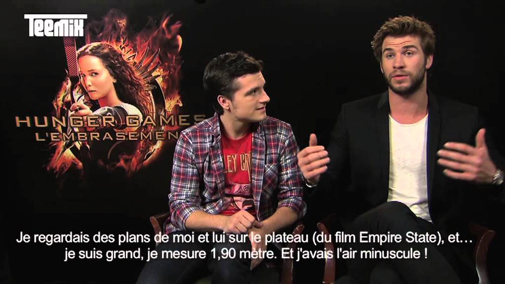 Liam Hemsworth and Josh Hutcherson funny interview for 