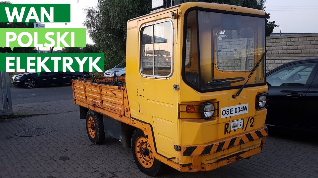Polski pojazd elektryczny WAN | wózek akumulatorowy | 100% KLASYKÓW