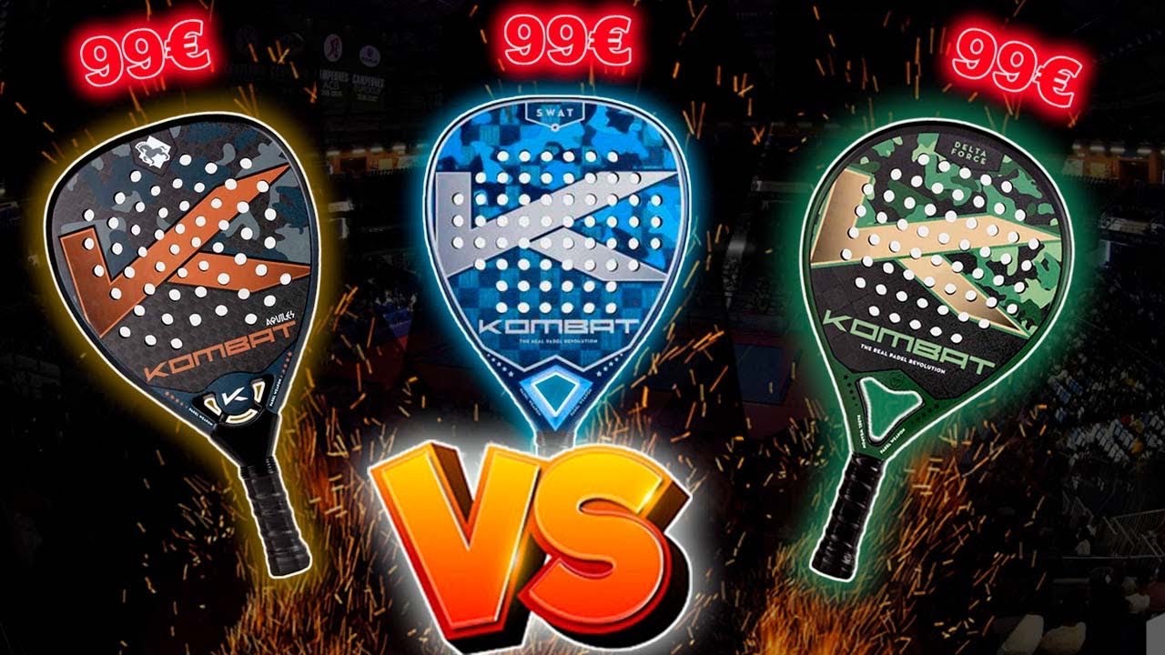 KOMBAT ¿CUAL ES LA MEJOR?  SWAT, ULISES, DELTA FORCE a 99€ | Mejora tu padel