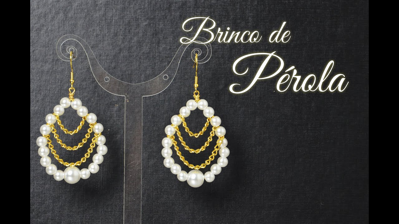 Brinco de pérola [TUTORIAL]