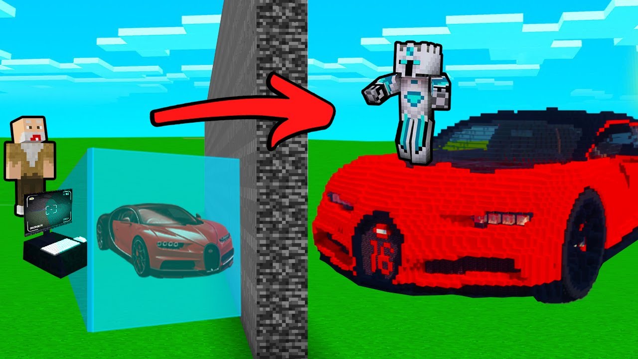 Prank Bapak Gile Pakai Cheat //SCAN ILLEGAL Mobil Super Besar di Minecraft!!! dia Bingung!!!