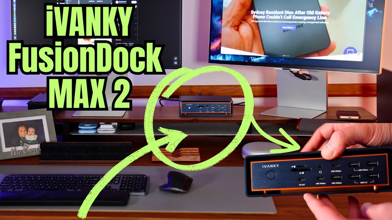 iVANKY FusionDock Max 2 - The Best Thunderbolt 5 Dock For Mac Power Users