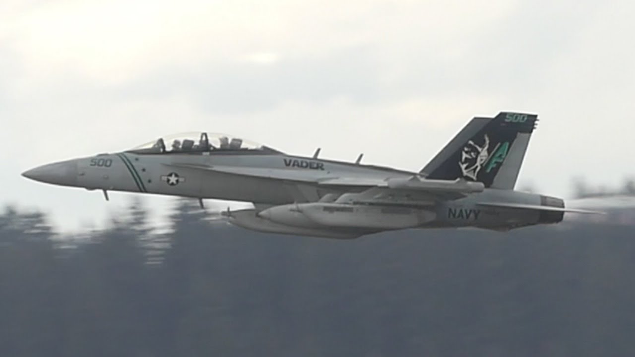 2 US Navy Boeing EA-18G Growlers VAQ-209 