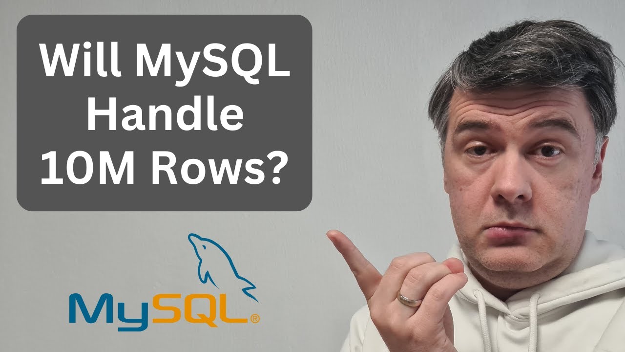 Я попытался загрузить 10 млн строк в MySQL...