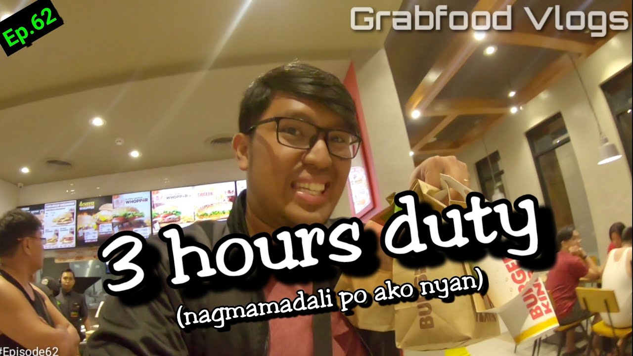 SA 3 HOURS BYAHE MAGKANO SAHOD? (INTENSE) | Grabfood Vlogs