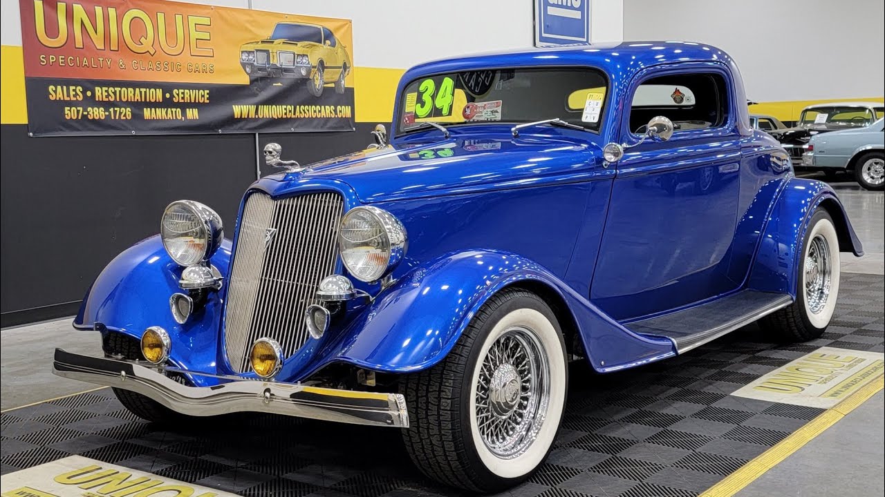 1934 Ford 3-Window Coupe Street Rod | For Sale $54,900