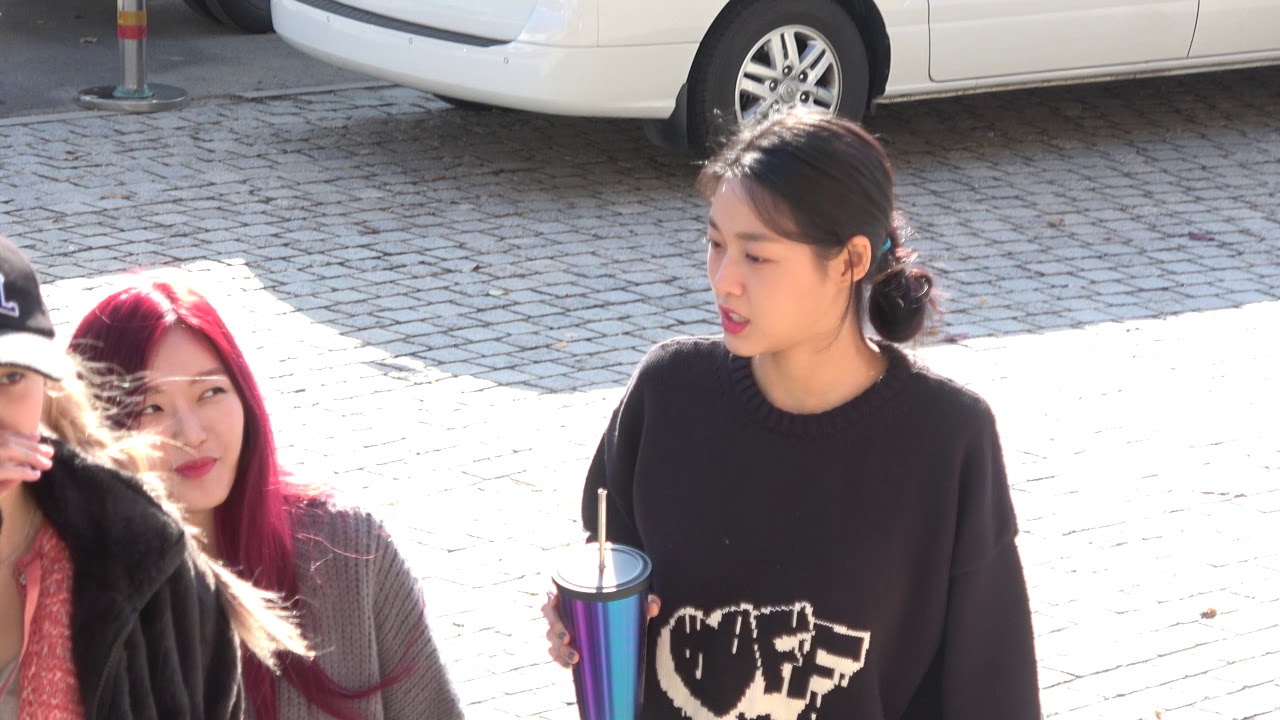 191202 정은지의 가요광장 AOA설현 출근 직캠 4K