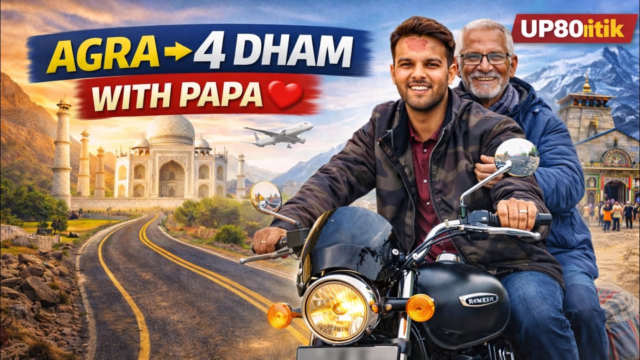 Agra to Kedarnath Bike Ride 🏍️ | Char Dham Yatra | Part 2