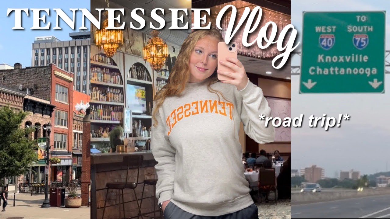 KNOXVILLE, TENNESSEE TRAVEL VLOG | exploring downtown, business conference at the university