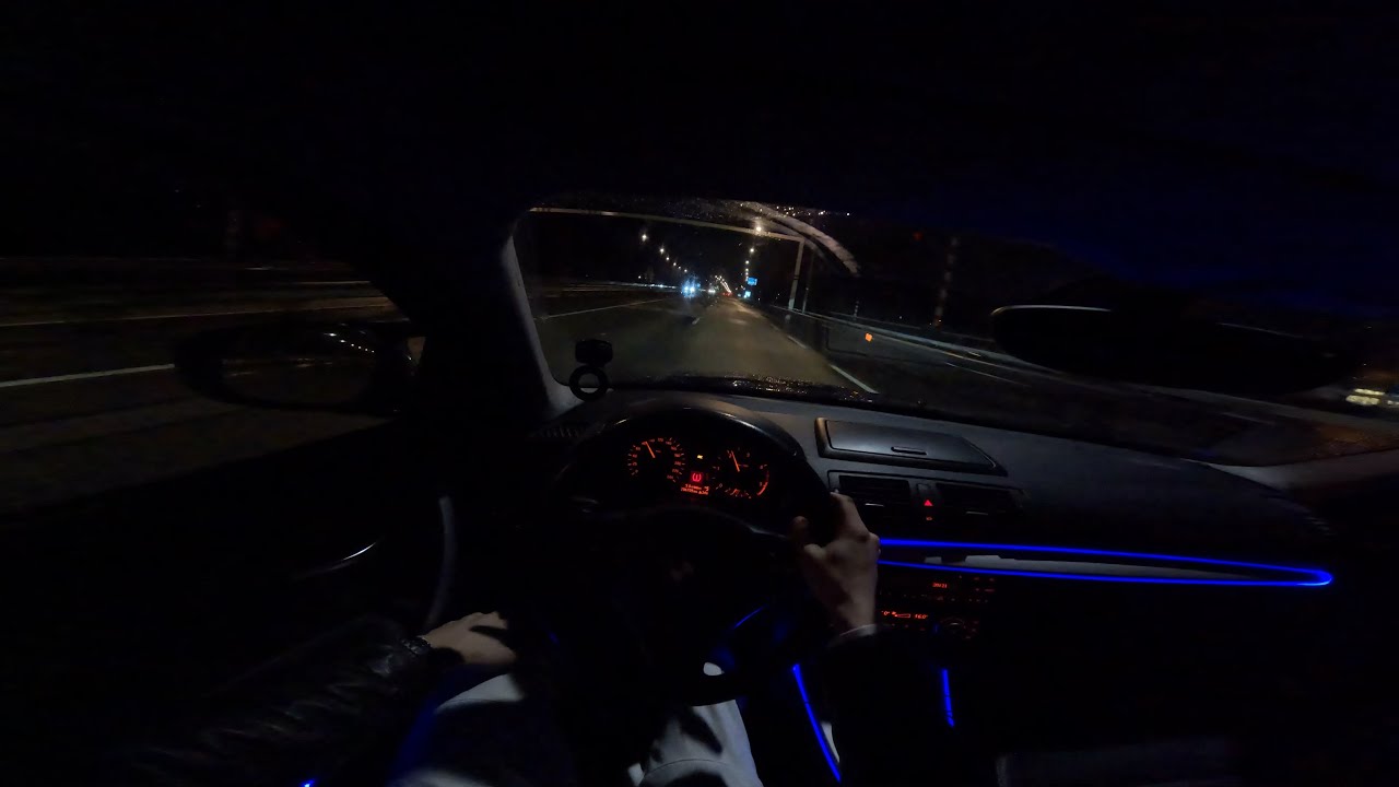 POV Rainy Night Drive | BMW E87 | 4K