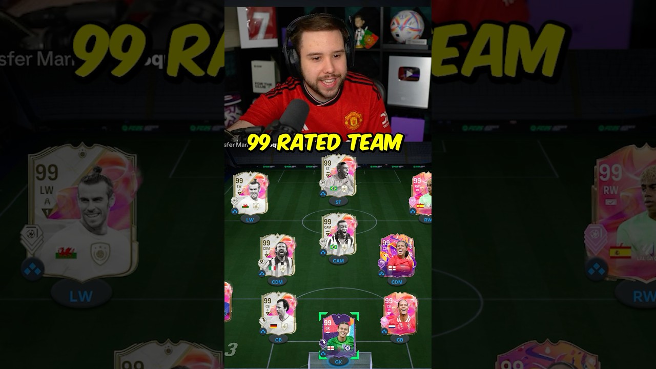 FULL 99 RATED TEAM! 🤯 #shorts