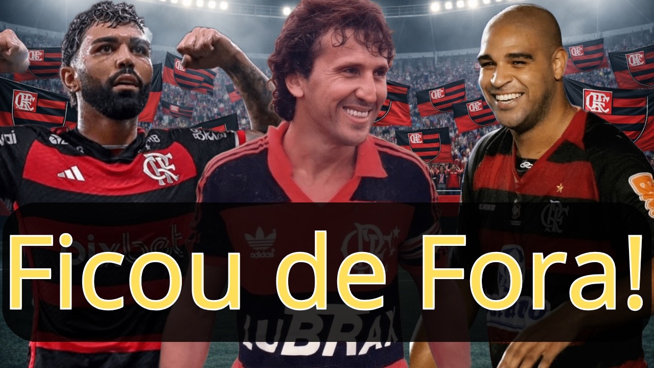 Quem são os 11 MAIORES da história do Flamengo? A IA decidiu sem piedade!