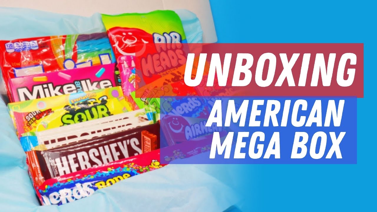 Sweet delivery unboxing American Mega Box Delicious USA Candy!