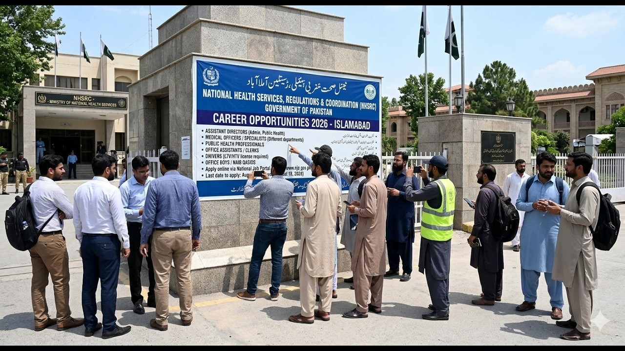 Ministry of National Health Services Jobs 2026 Islamabad | NHSRC Jobs | Latest Govt Health Jobs