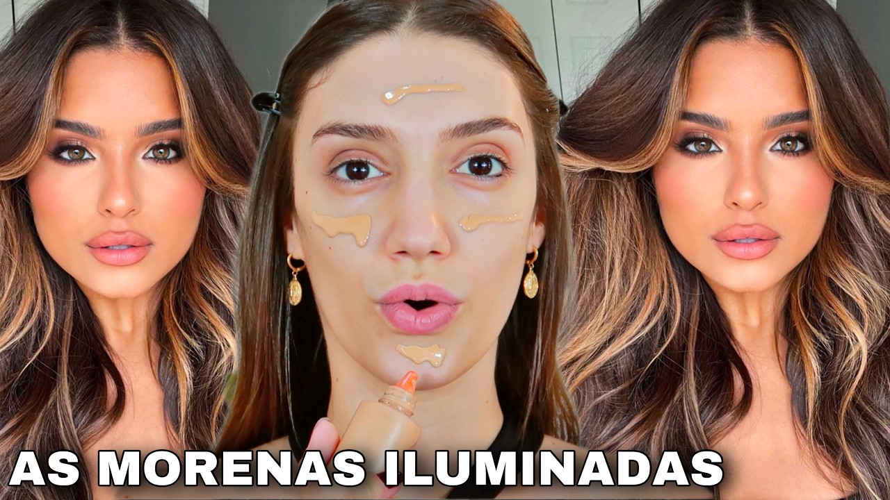 SE VOCÊ É MORENA *ILUMINADA* FAÇA ESSA MAKE *MAQUIAGEM PARA MORENA ILUMINADA ✨ MAKE PARA MORENAS