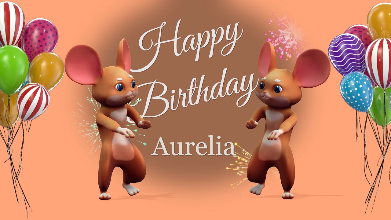 🎉 Happy Birthday Aurelia 🎉 Happy Birthday to you Song with Name Aurelia in the Video and Song