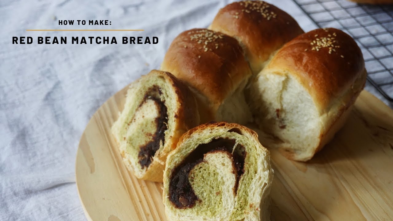 Red Bean Matcha Milk Bread