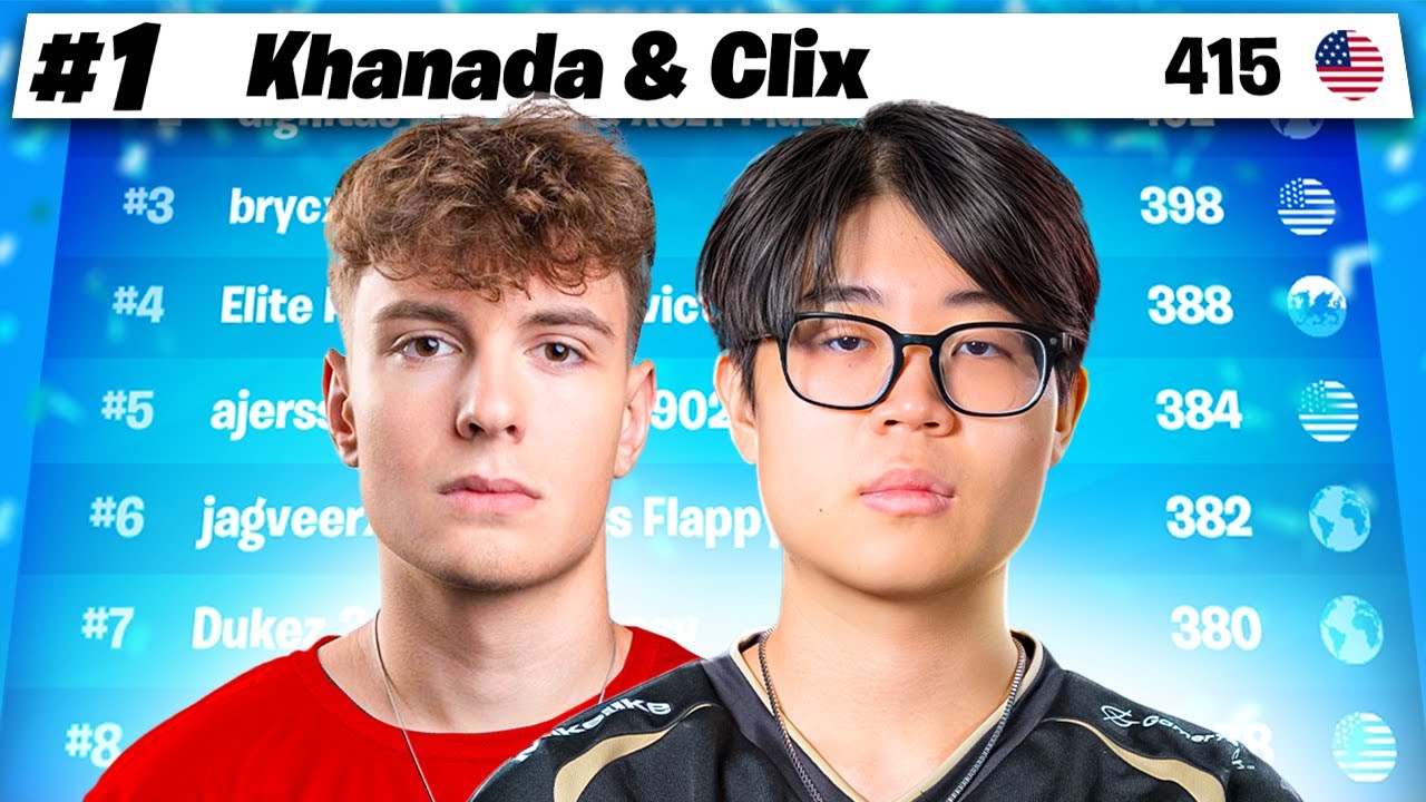 Я играл в турнире по Fortnite с CLIX!