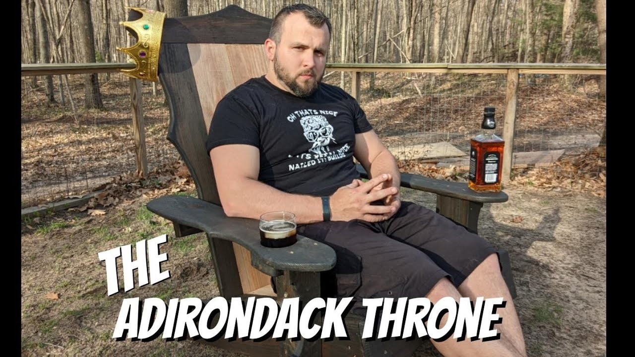 Building an Adirondack Throne Deck Chair