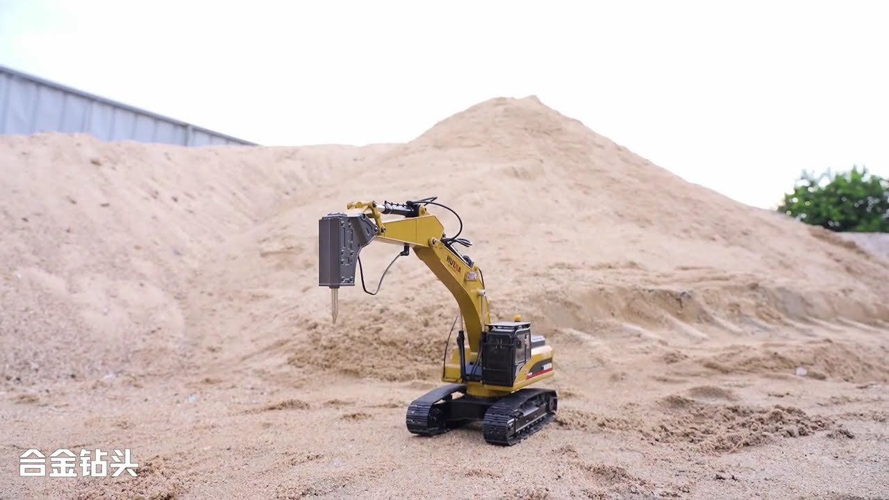 Huina 1583 Nueva Actualización 1:14 Escala 22 Canales Camión Metal Plástico Control Remoto Bulldozer