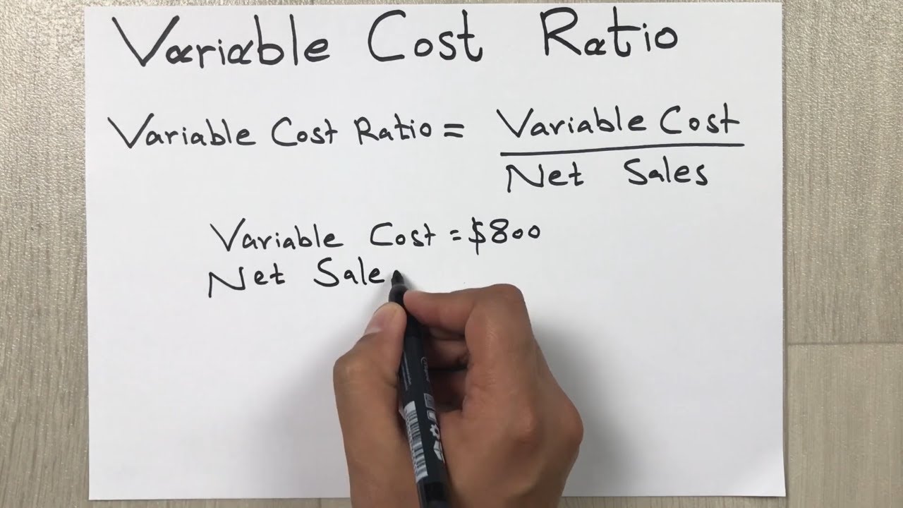 How to Calculate Variable Cost Ratio - Easy Way