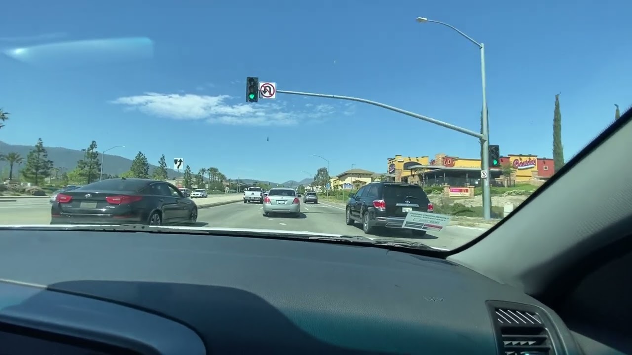 Saliendo hacia GLEN HELEN PARK,en San Bernardino California.